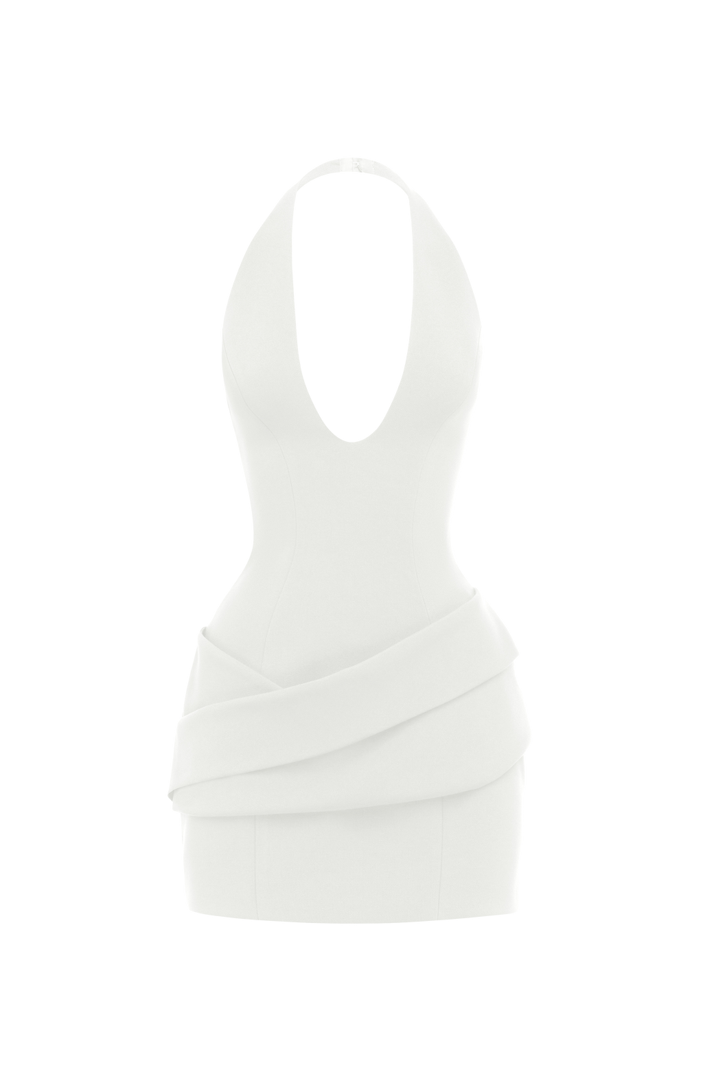 Ximena™ - Vestido Corto con Corsé Marfil