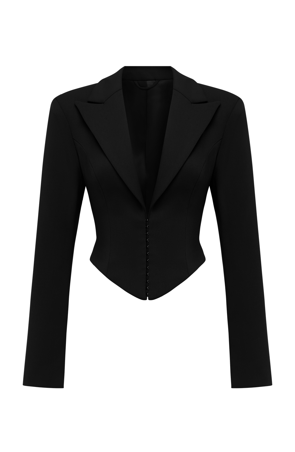 Macarena™ - Blazer Corto Entallado Negro