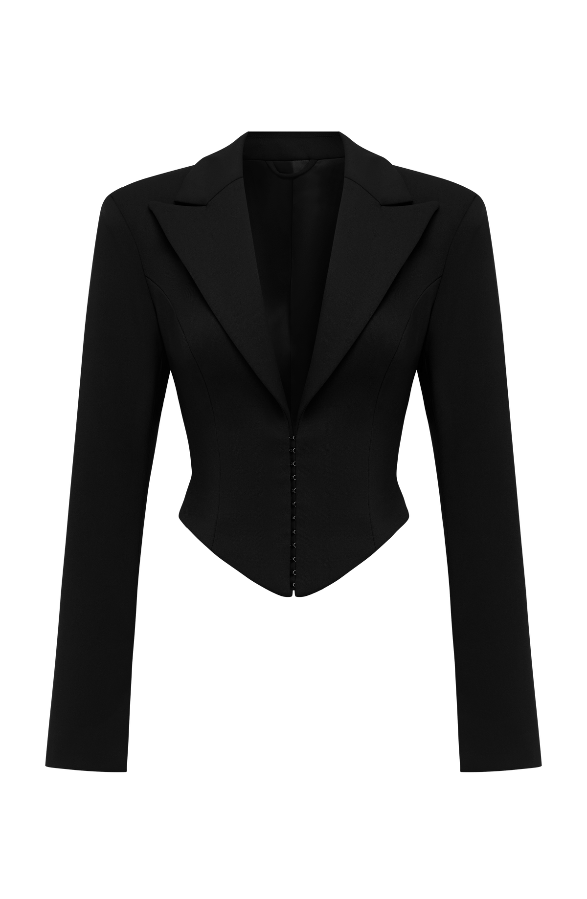 Macarena™ - Blazer Corto Entallado Negro