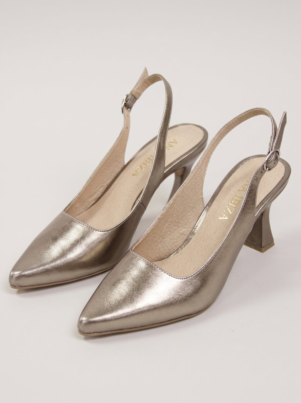 Paola™ - Zapatos Slingback de Punta Fina Seda
