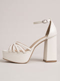Rosana™ - Sandalias de Tacón Ancho con Plataforma Marfil