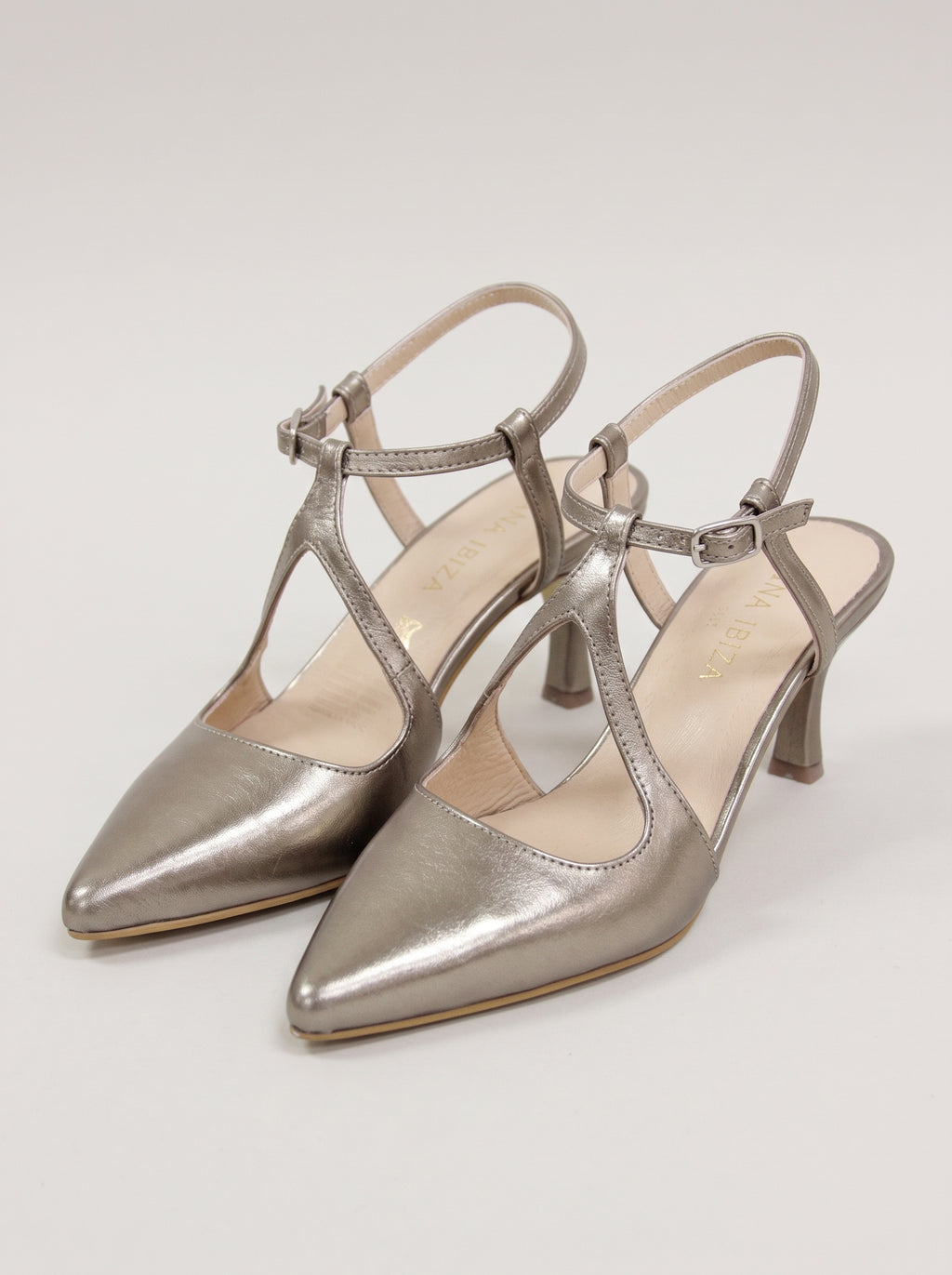 Silvia™ - Zapatos de Tacón Medio de Piel Seda