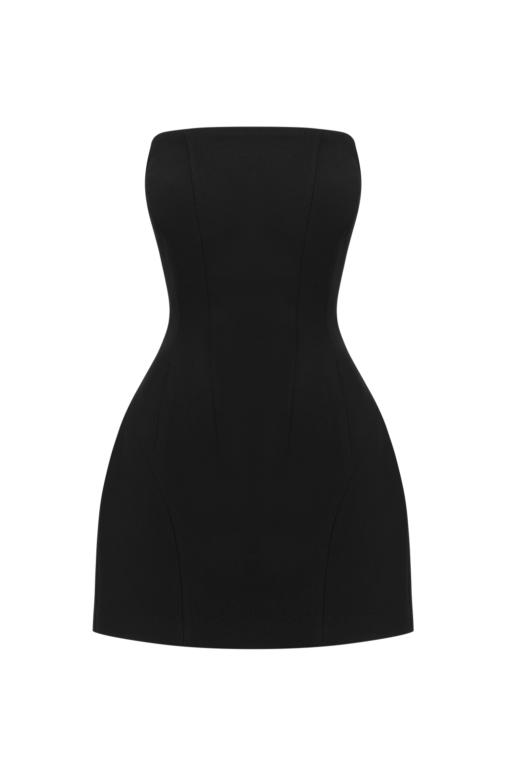 Vestido Candela™ negro con palabra de honor, foto 9
