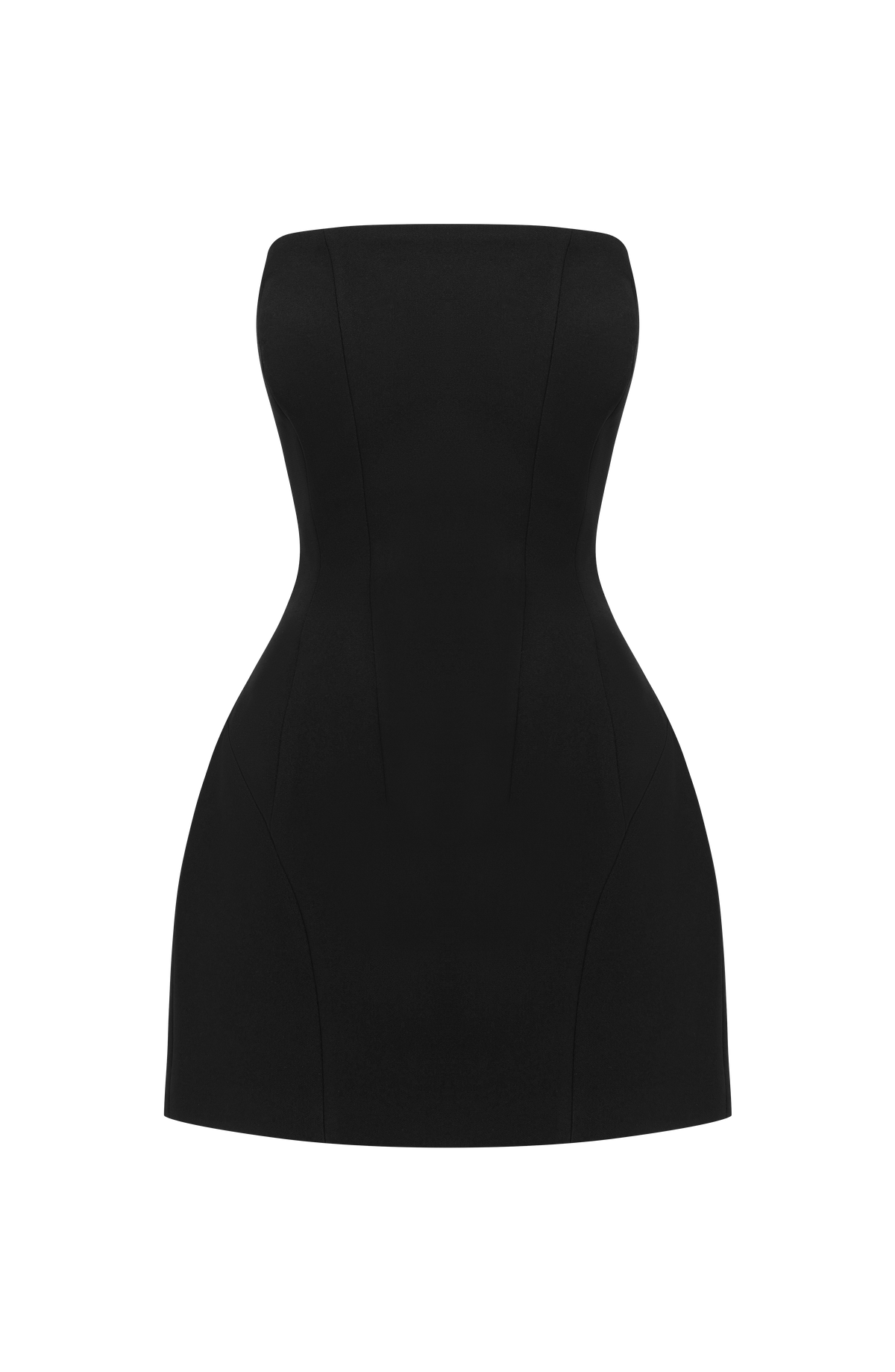 Vestido Candela™ negro con palabra de honor, foto 9