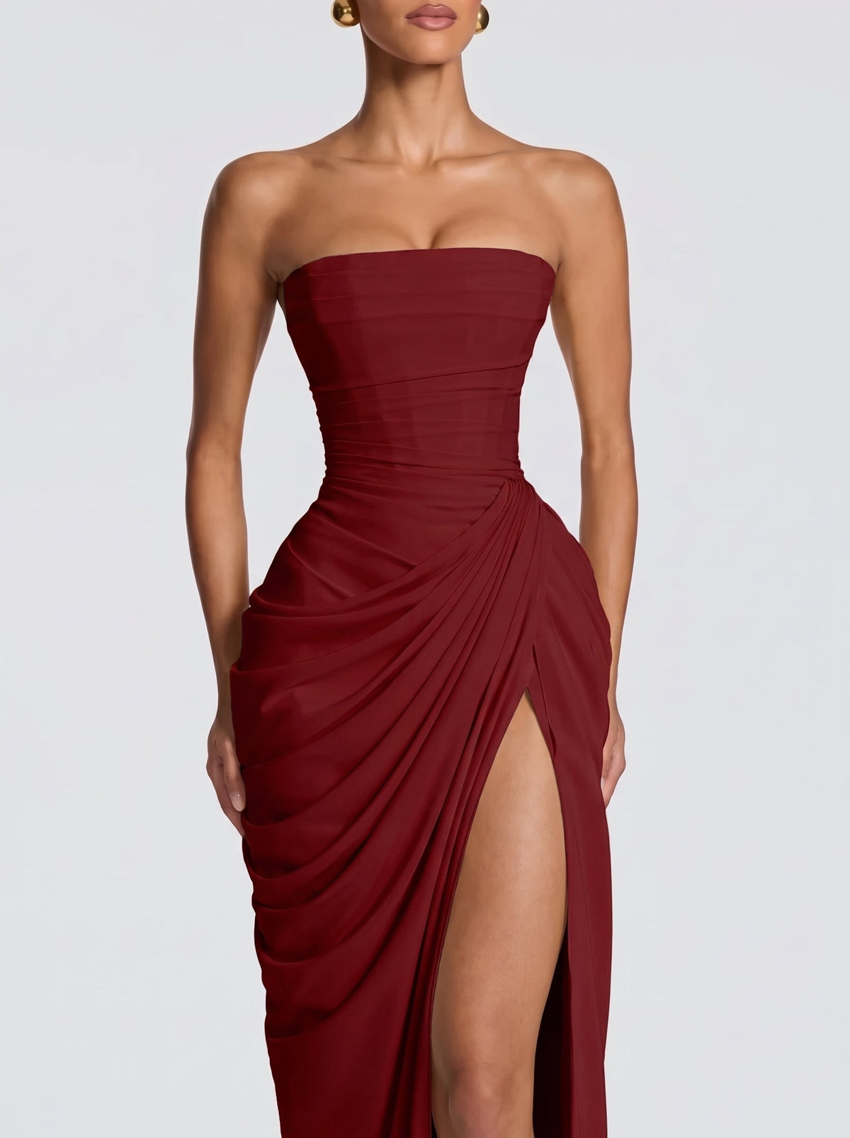 Cyra™ terracota: vestido largo para una boda de tarde, foto 5