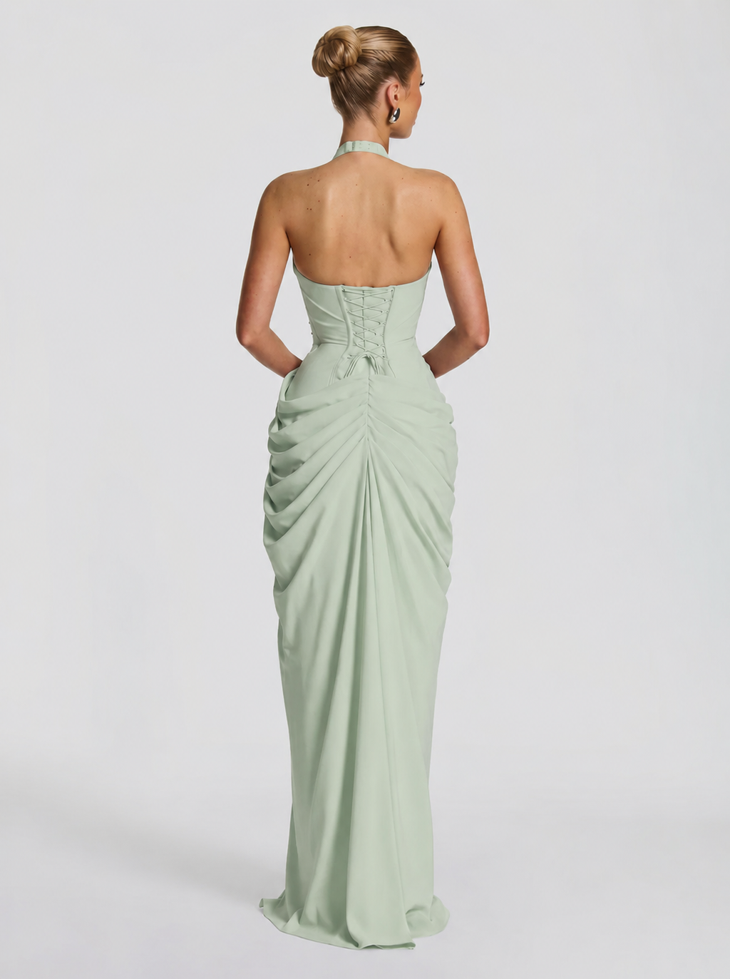 Anna™ verde salvia: vestido largo para una boda de tarde, foto 5