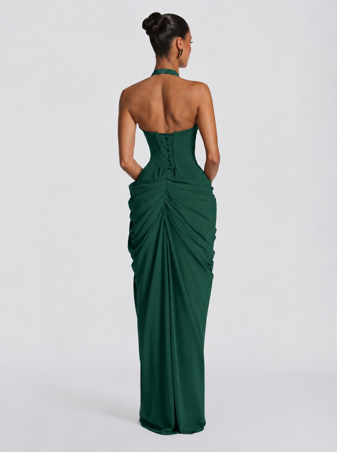 Anna™ verde esmeralda: vestido largo para una boda de noche, foto 5