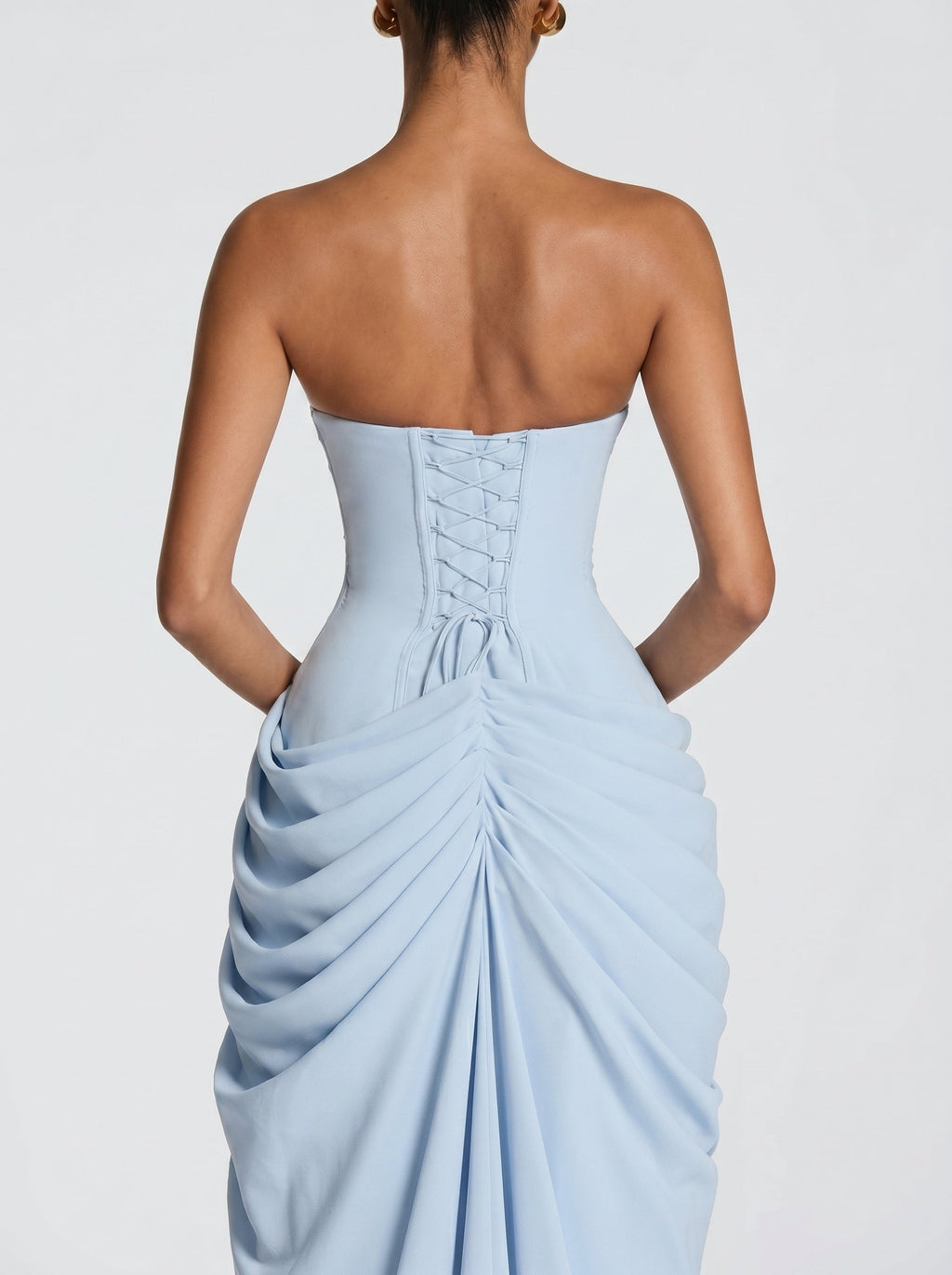 Cyra™ celeste: vestido largo para una boda de tarde, foto 5