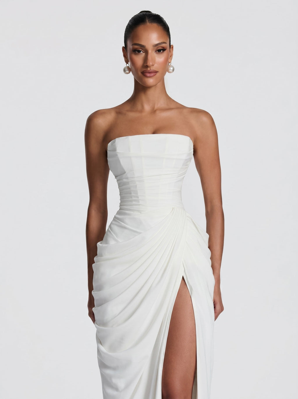 Look para una cena de gala: vestido Cyra™ en marfil, foto 6