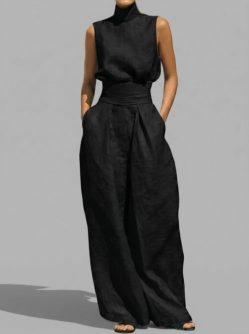 Ariadna™ en beis, conjunto de palazzo