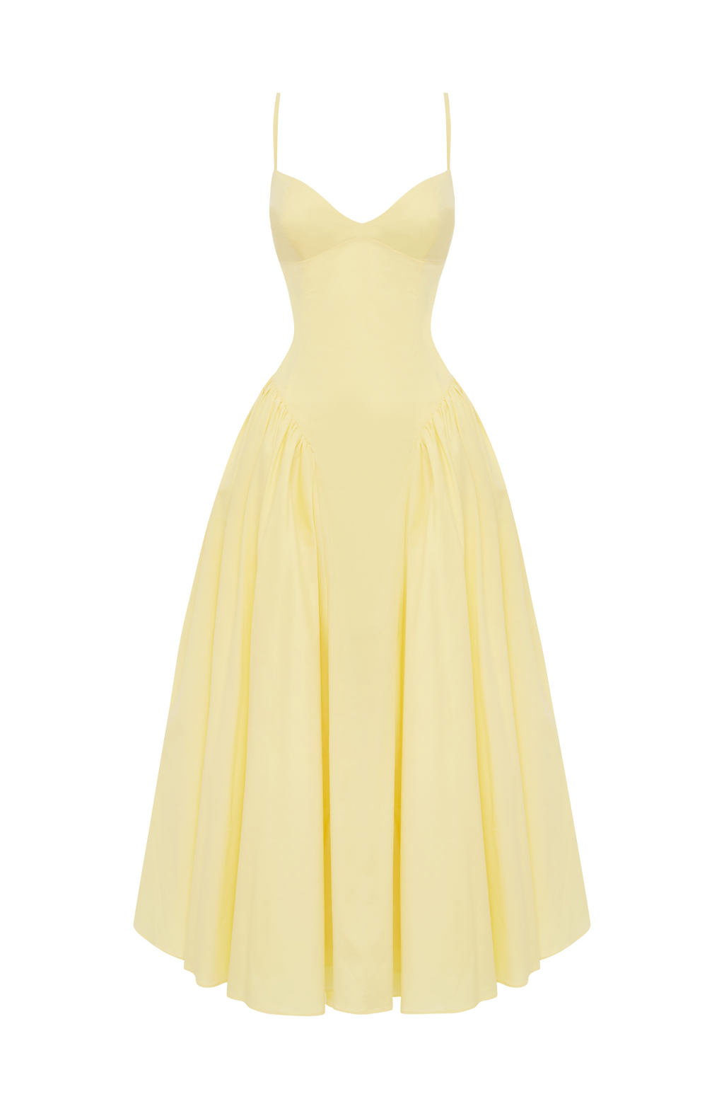 Vestido Emma™ amarillo limón con corsé, foto 9