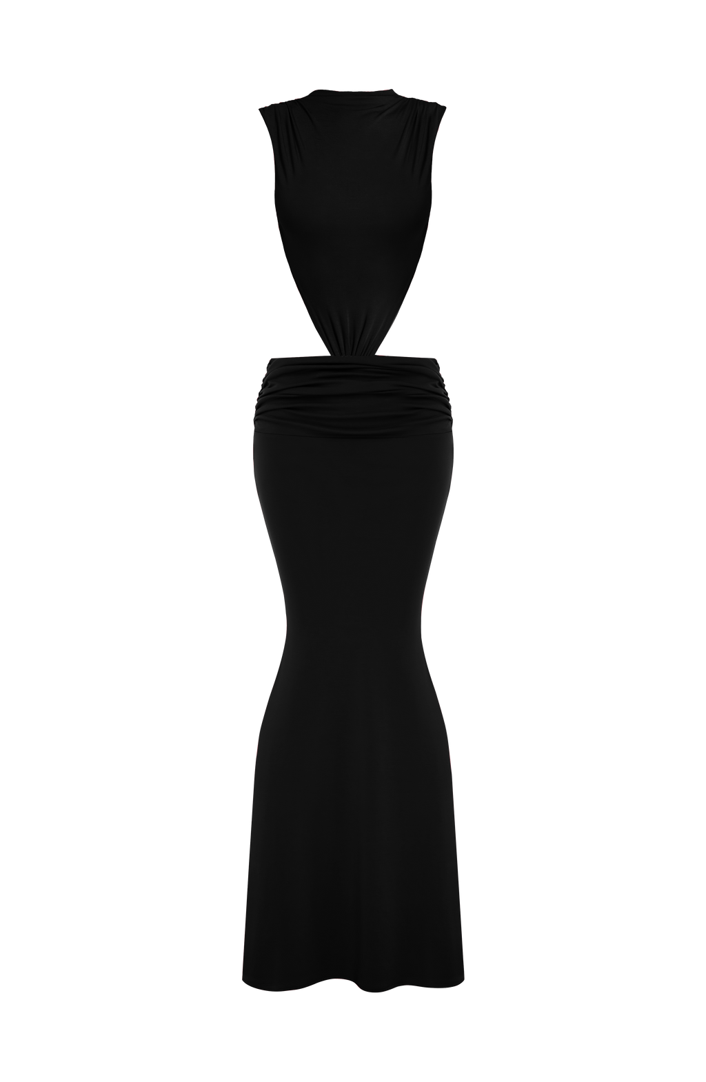 Vestido Fernanda™ negro con aberturas laterales, foto 11