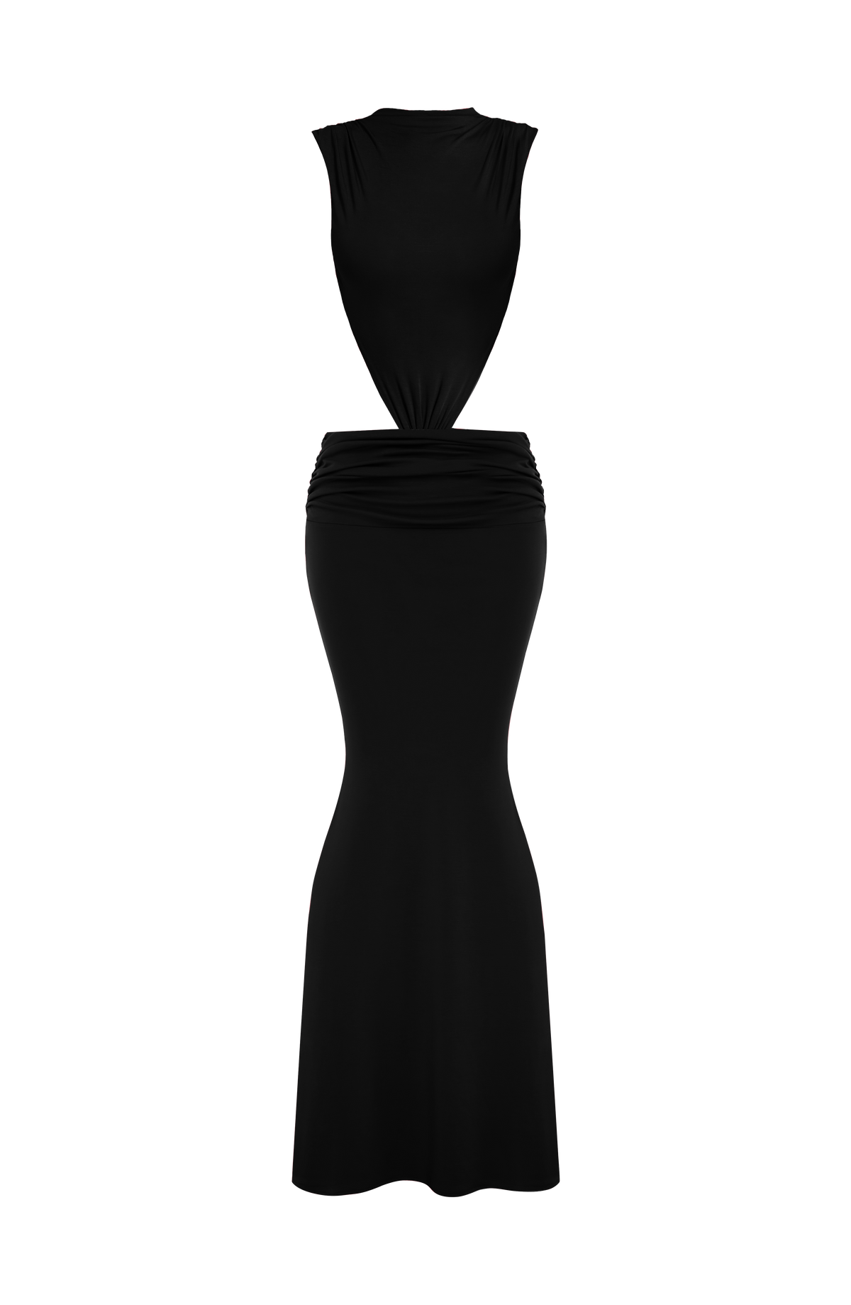 Vestido Fernanda™ negro con aberturas laterales, foto 11