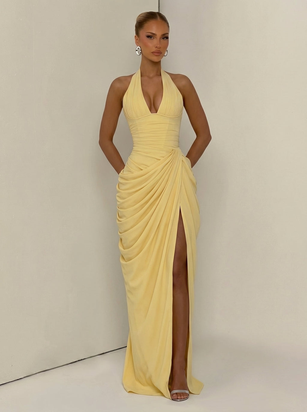 Vestido Anna™ amarillo con corsé, foto 7