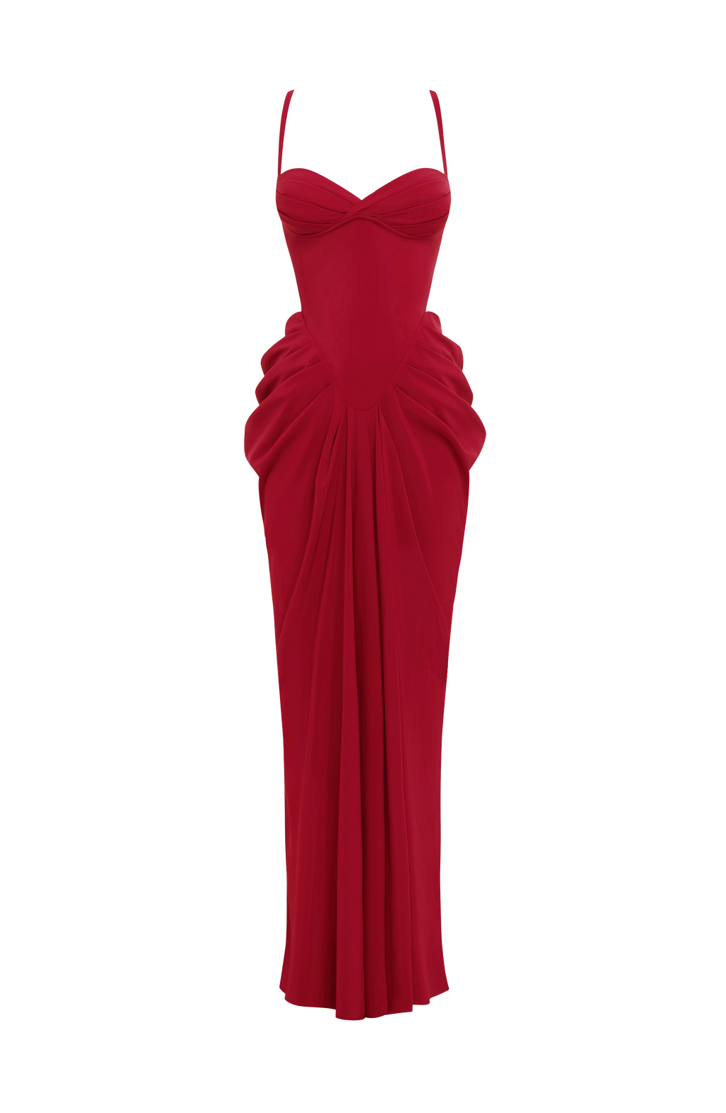 Luciana™ - Vestido Largo de Chifón con Volumen