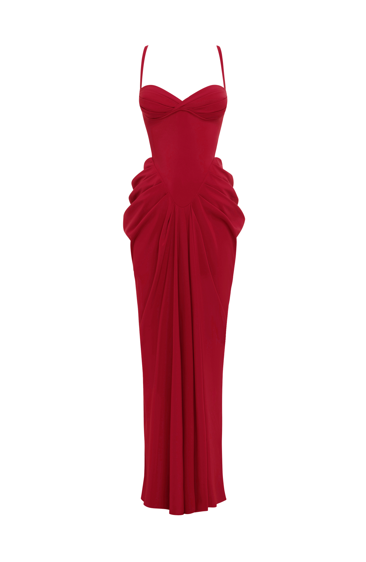 Luciana™ - Vestido Largo de Chifón con Volumen