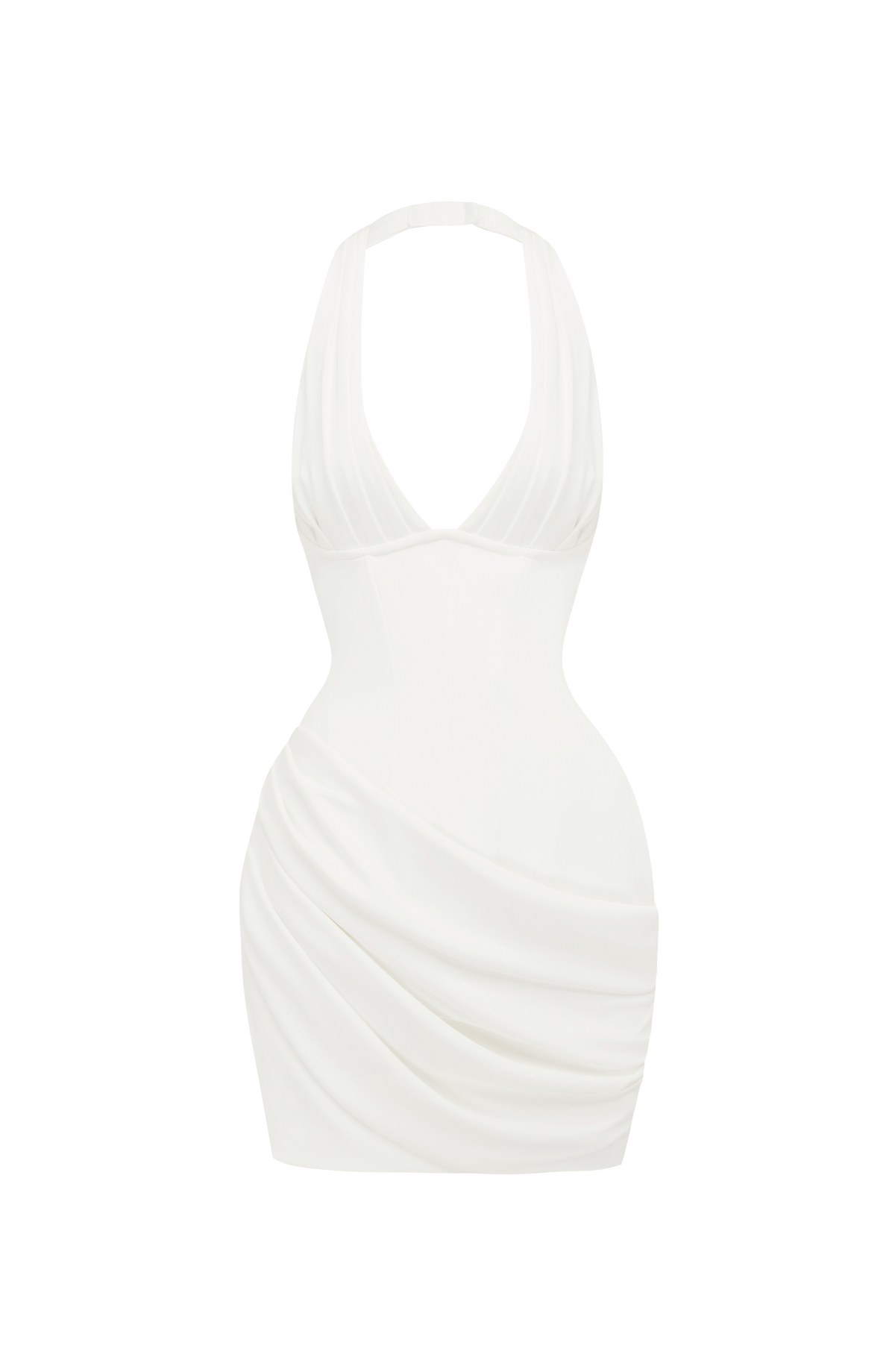 Vestido Noelia™ marfil con cuello halter, foto 9