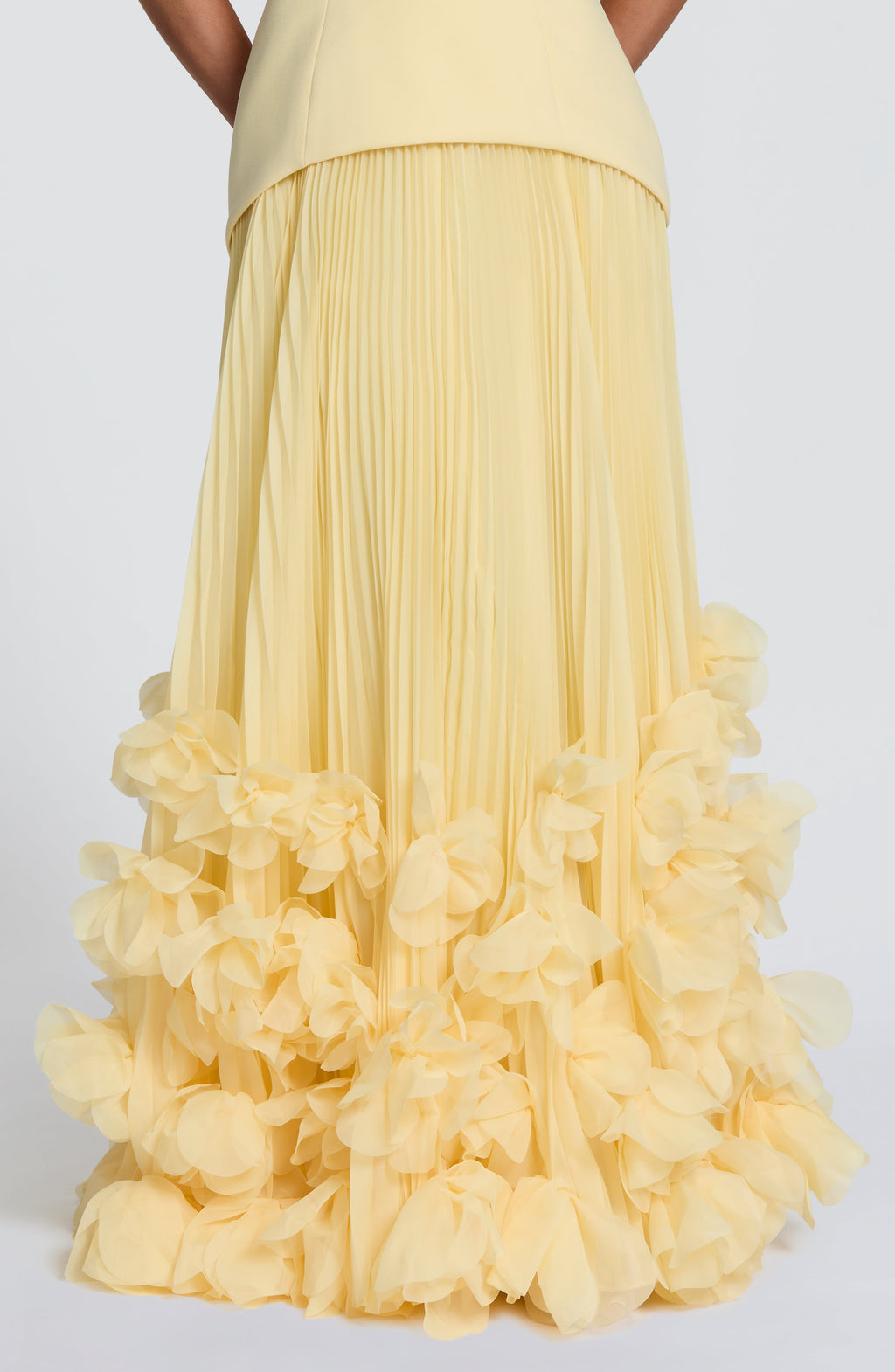 Vestido Serena™ amarillo limón con palabra de honor, foto 9