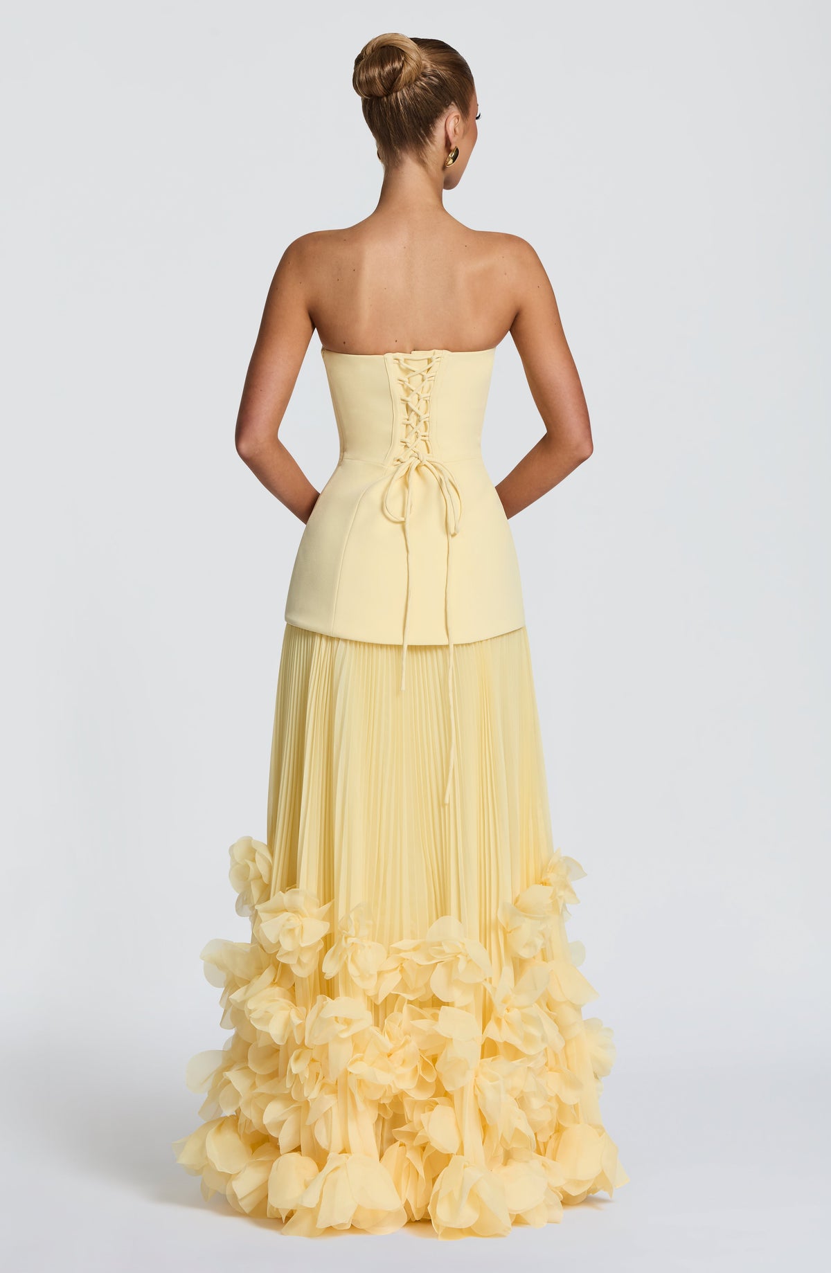 Serena™ amarillo limón: vestido largo para una boda de tarde, foto 5