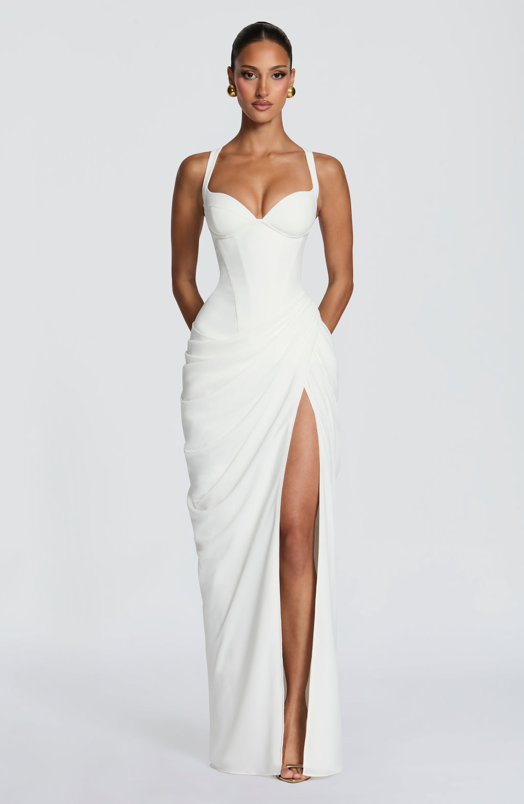 Look para una cena de gala: vestido Elisa™ en marfil, foto 6
