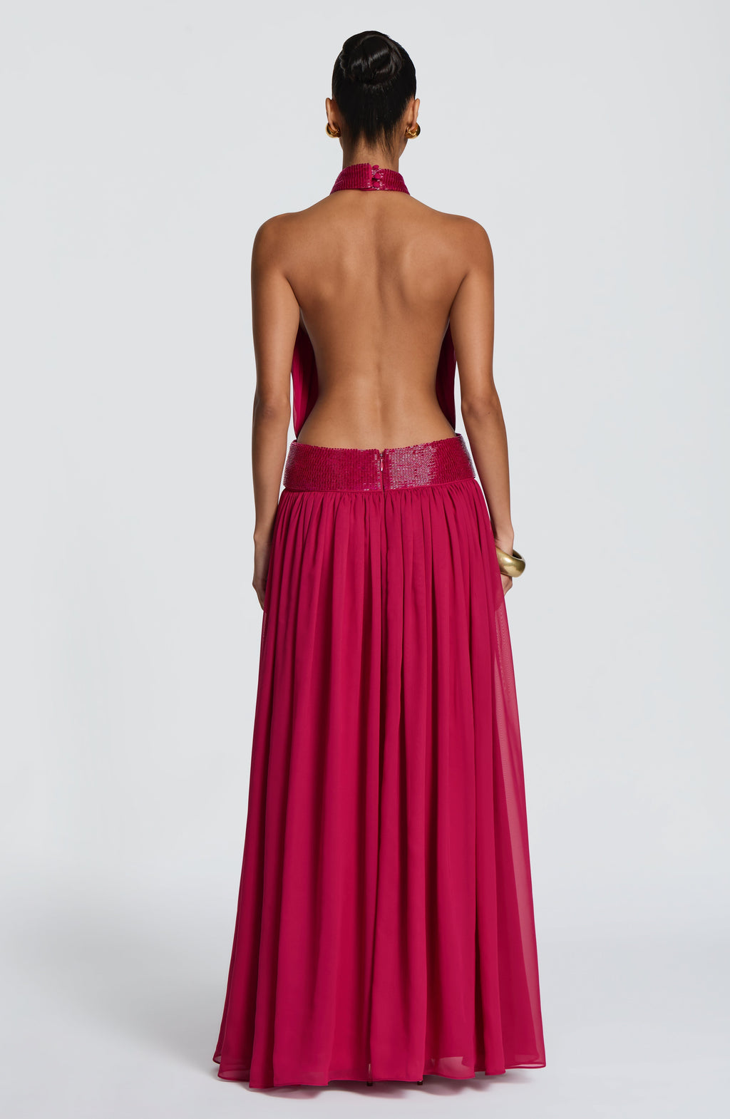 Vestido Rosalina™ frambuesa con espalda al aire, foto 9