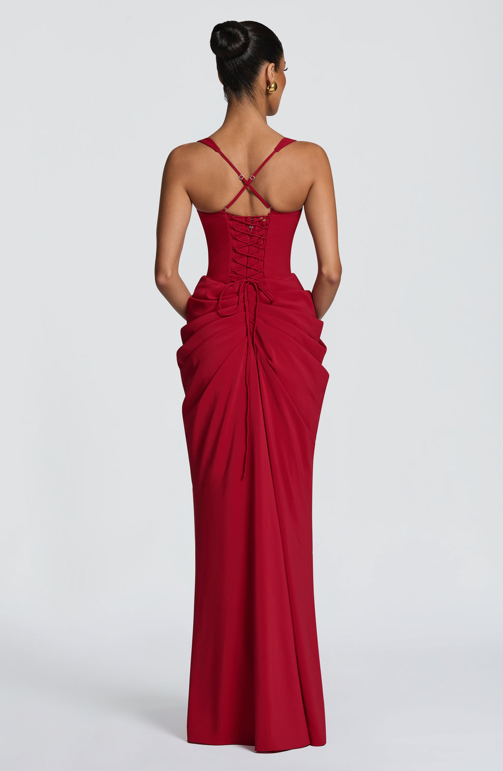 Luciana™ - Vestido Largo de Chifón con Volumen