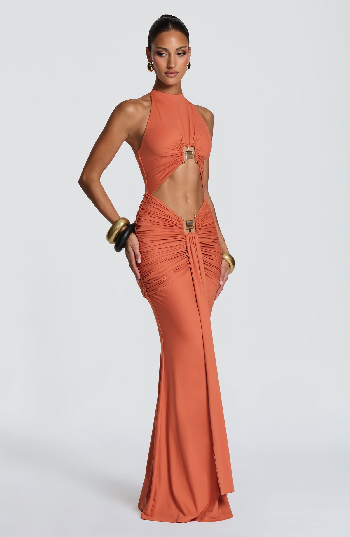 Look para una boda de tarde: vestido Aitana™ en naranja, foto 6