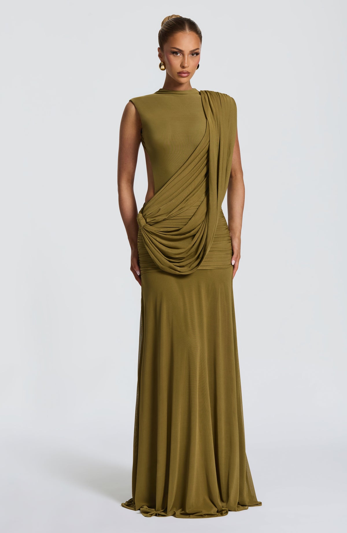 Look para una graduación: vestido Mireya™ en oliva, foto 6