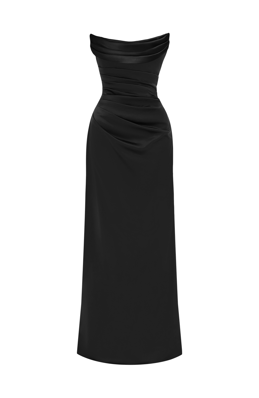 Vestido Vega™ negro con palabra de honor, foto 9