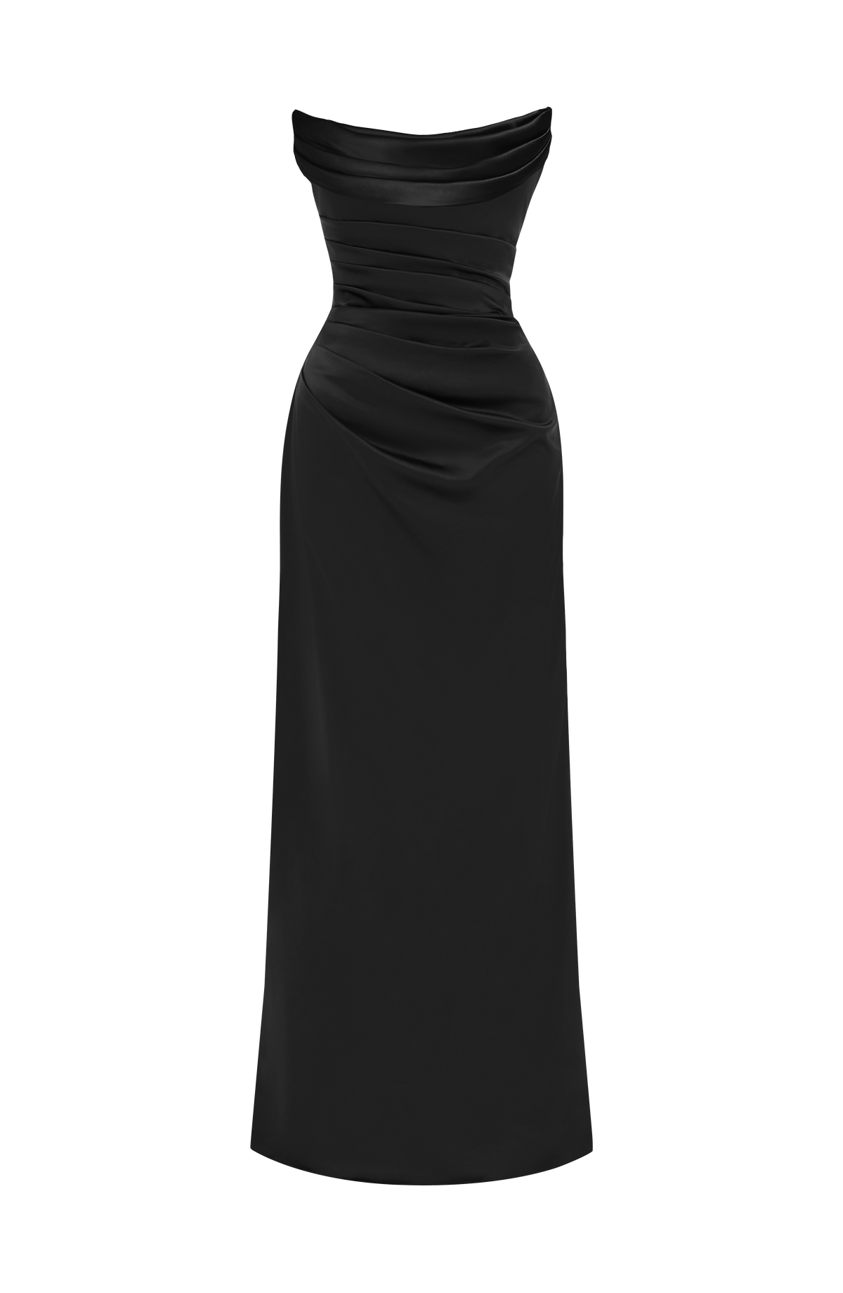Vestido Vega™ negro con palabra de honor, foto 9