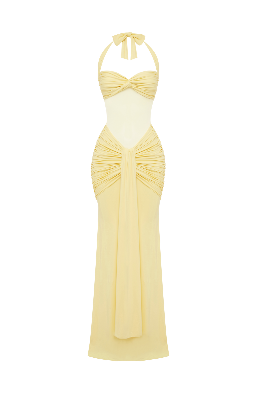 Vestido Victoria™ amarillo limón con fruncido favorecedor, foto 9