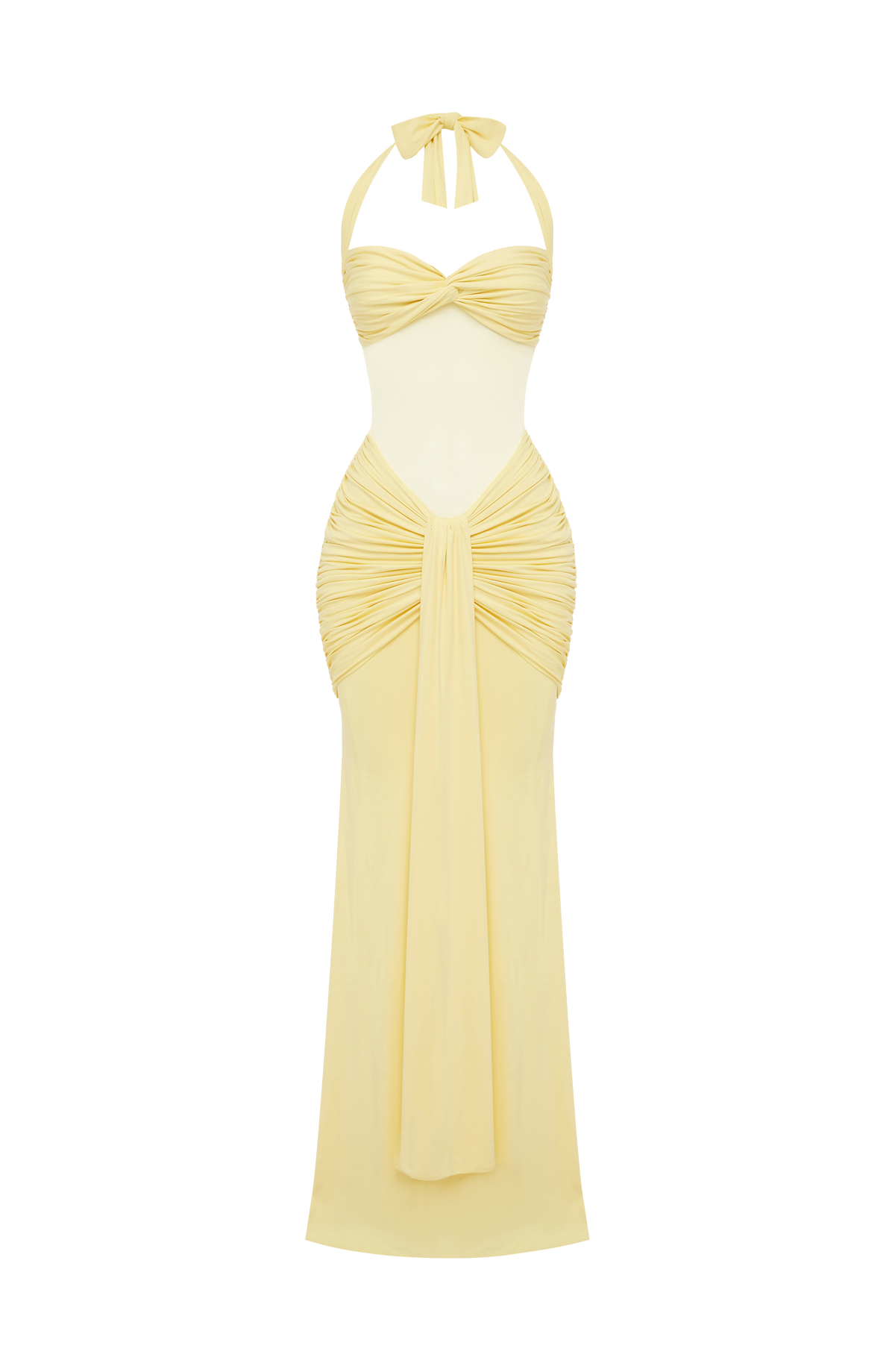 Vestido Victoria™ amarillo limón con fruncido favorecedor, foto 9