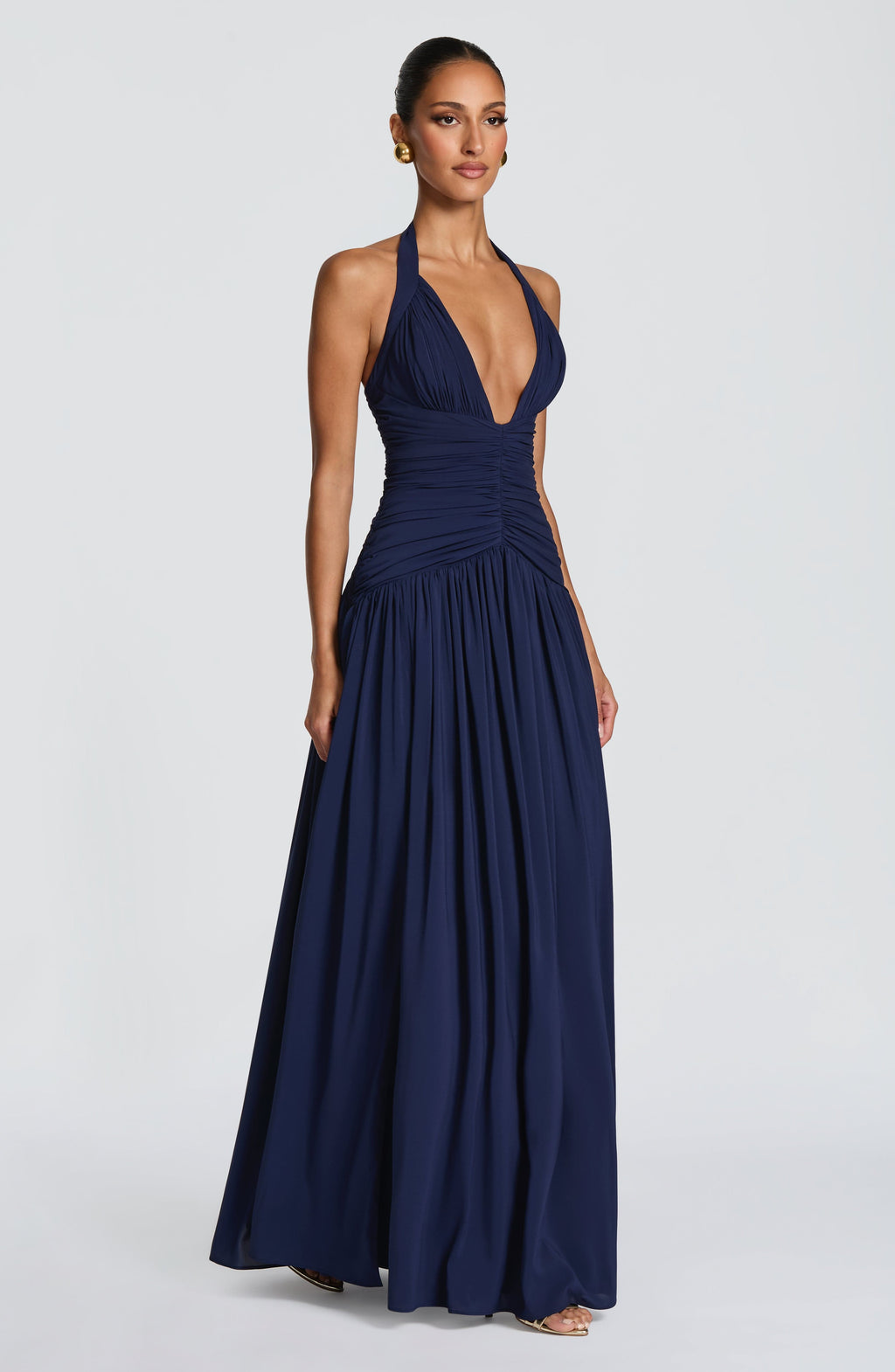 Amaia™ azul marino: vestido largo para una boda de noche, foto 5