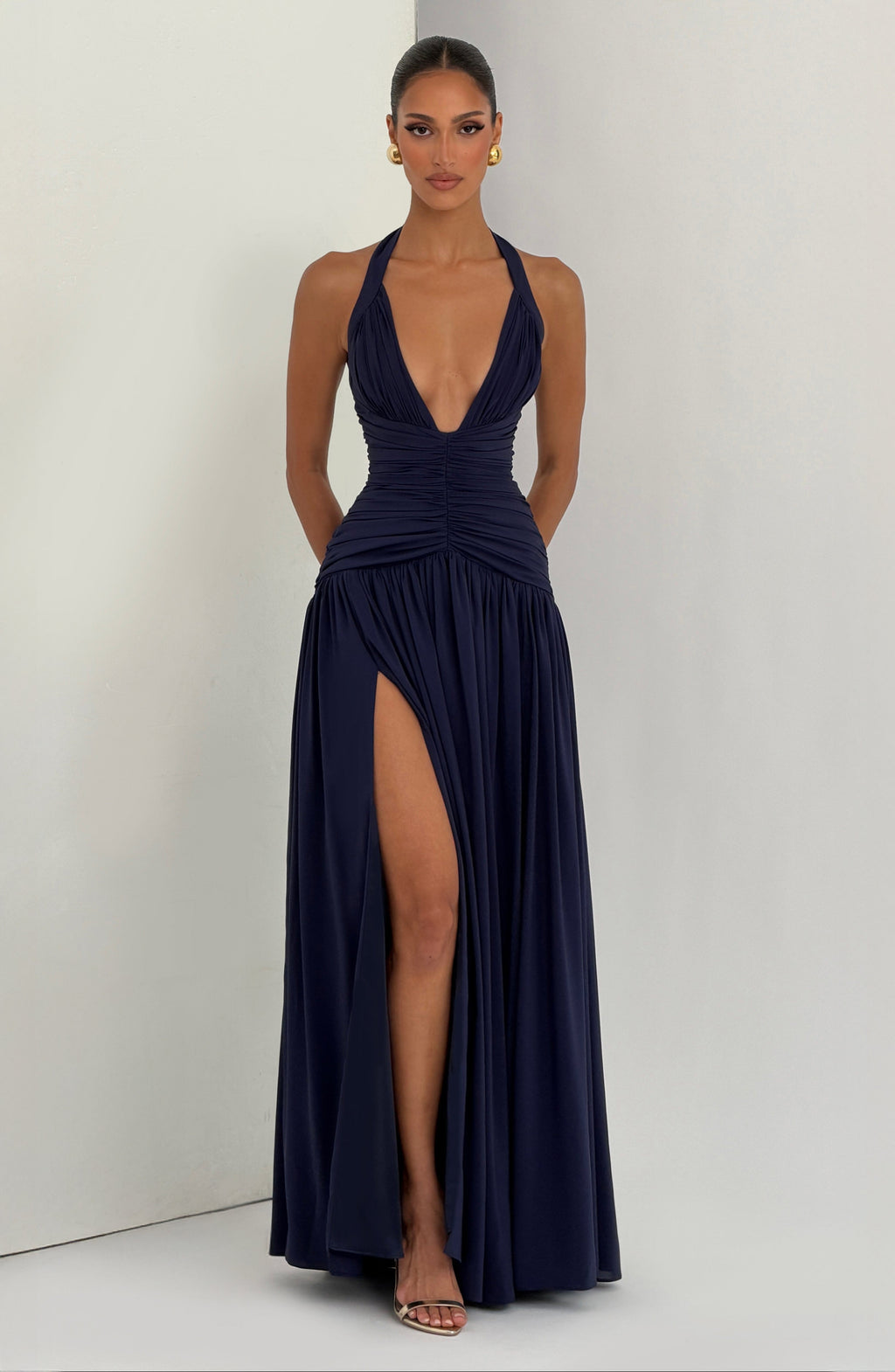 Vestido Amaia™ azul marino con corsé, foto 7