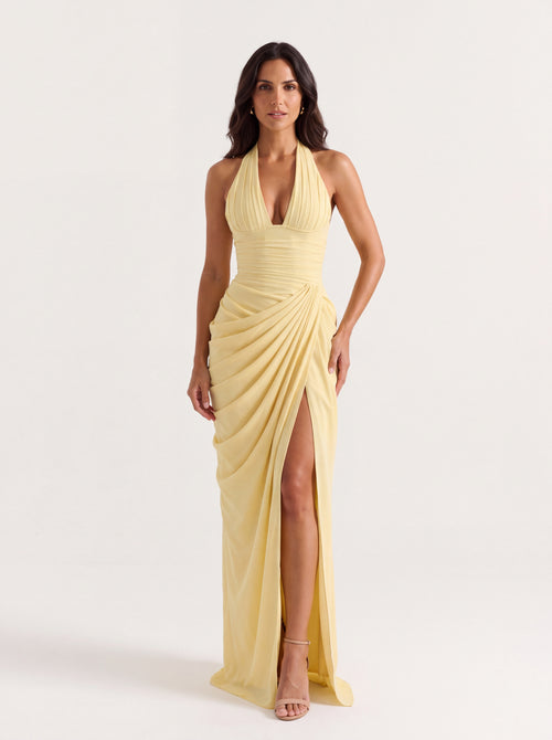 Vestido Anna amarillo – vista frontal