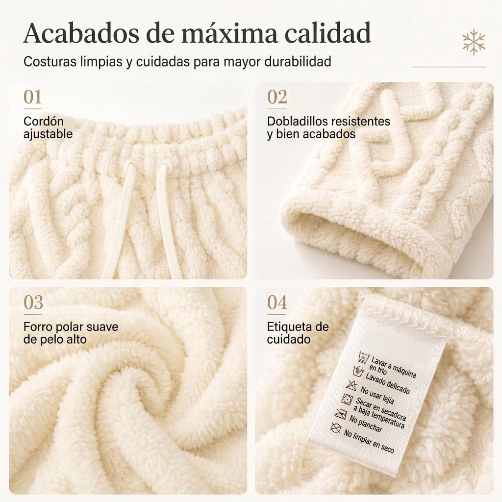 Acabados de calidad del pantalón forrado Aroa™