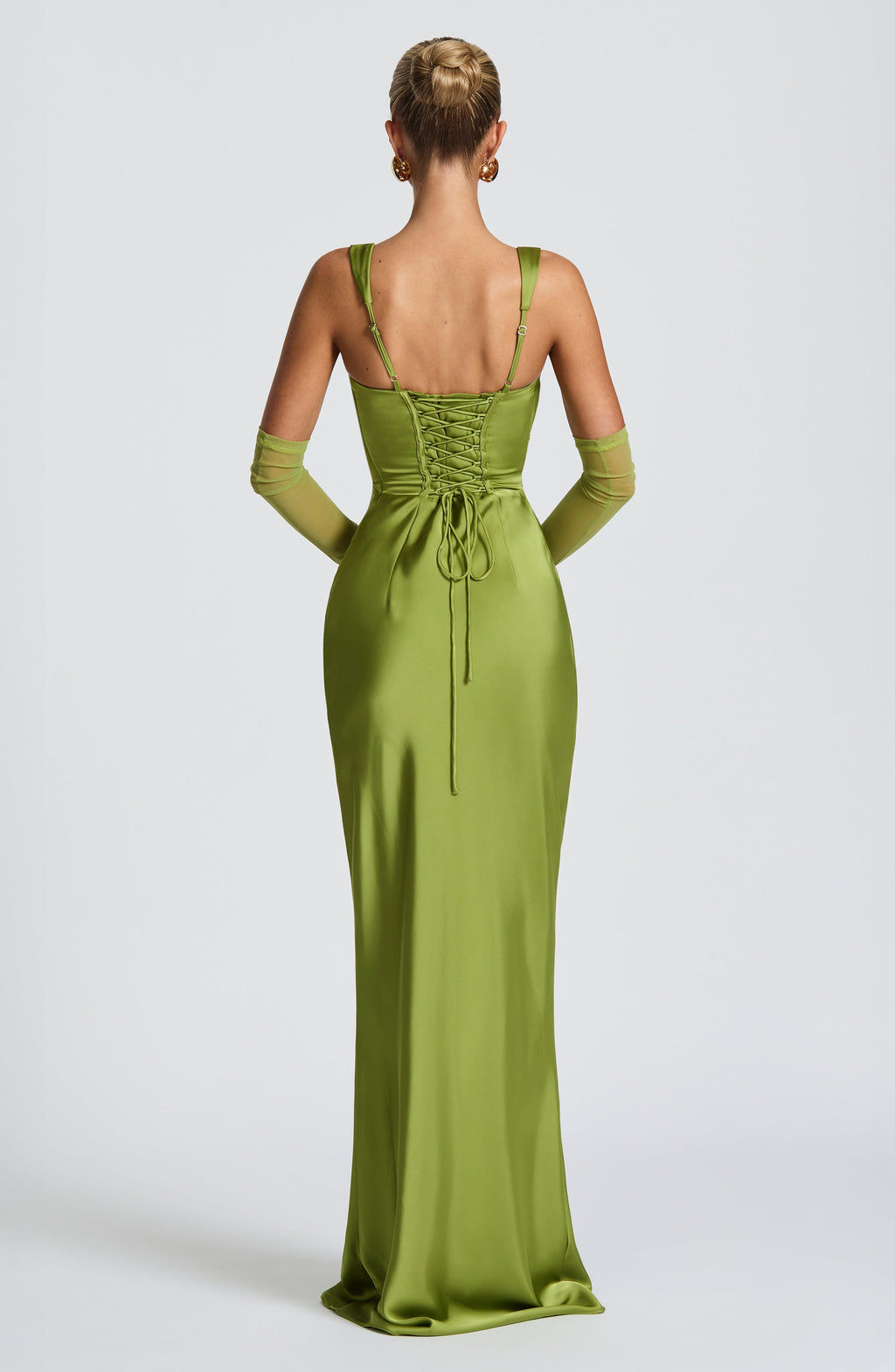 Carlota™ oliva: vestido largo para una cena de gala, foto 5