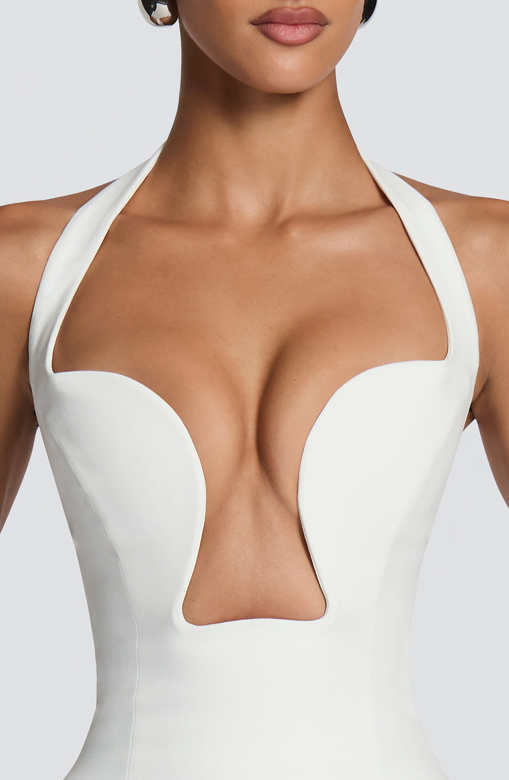 Charlotte™ blanco: vestido corto para un cóctel, foto 5