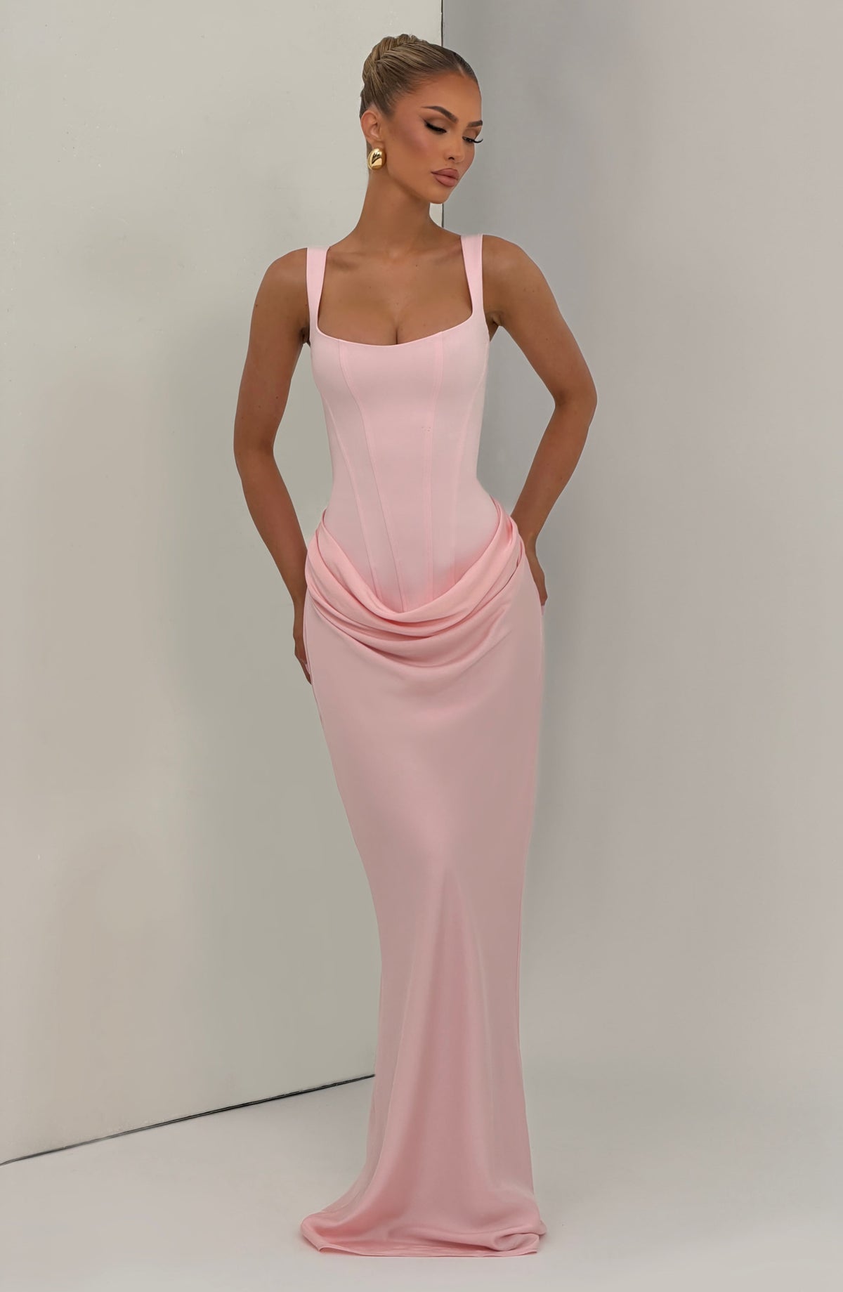 Cornelia™ rosa: vestido largo para una boda de tarde, foto 5