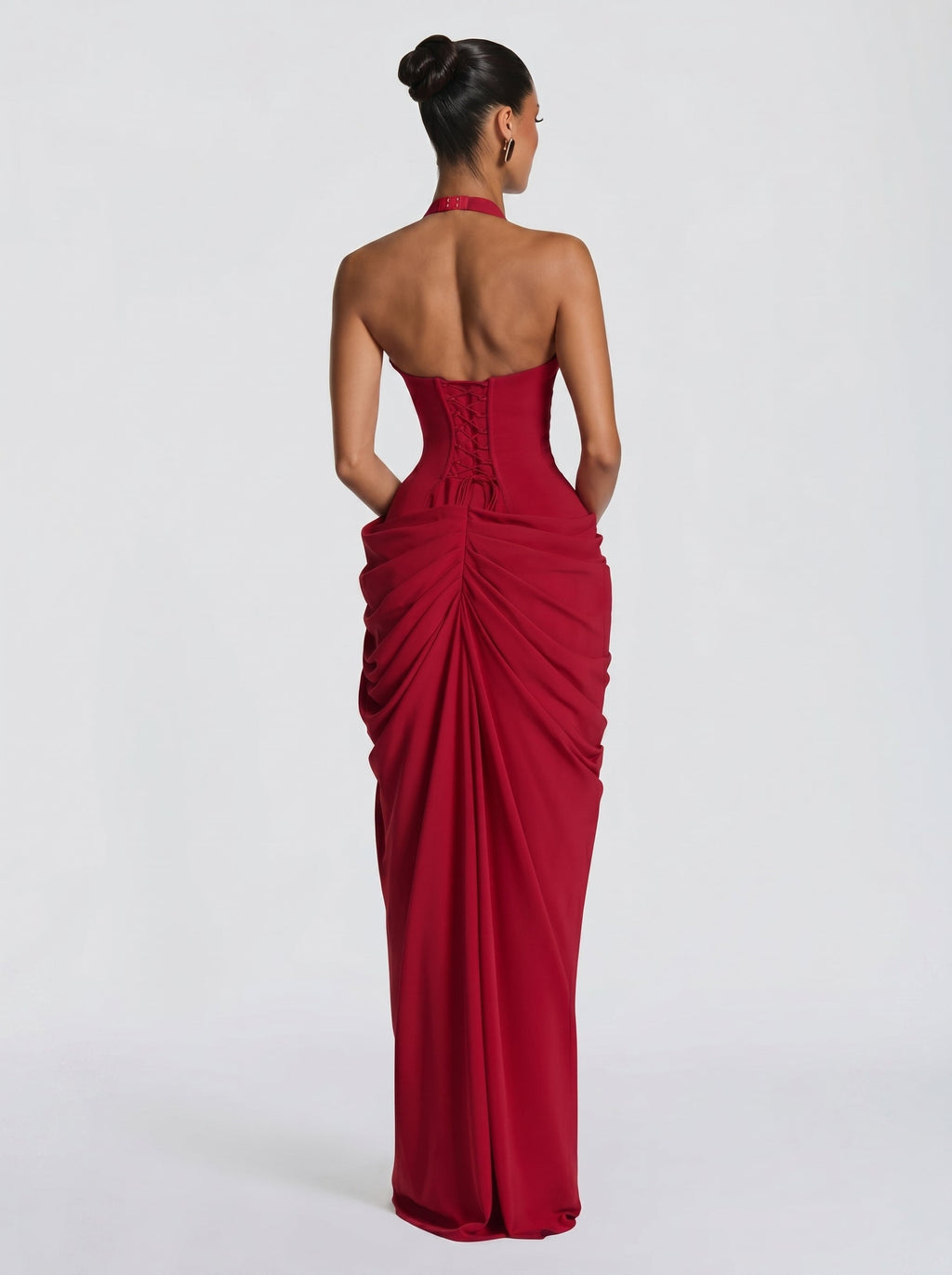 Anna™ rojo: vestido largo para una boda de noche, foto 5
