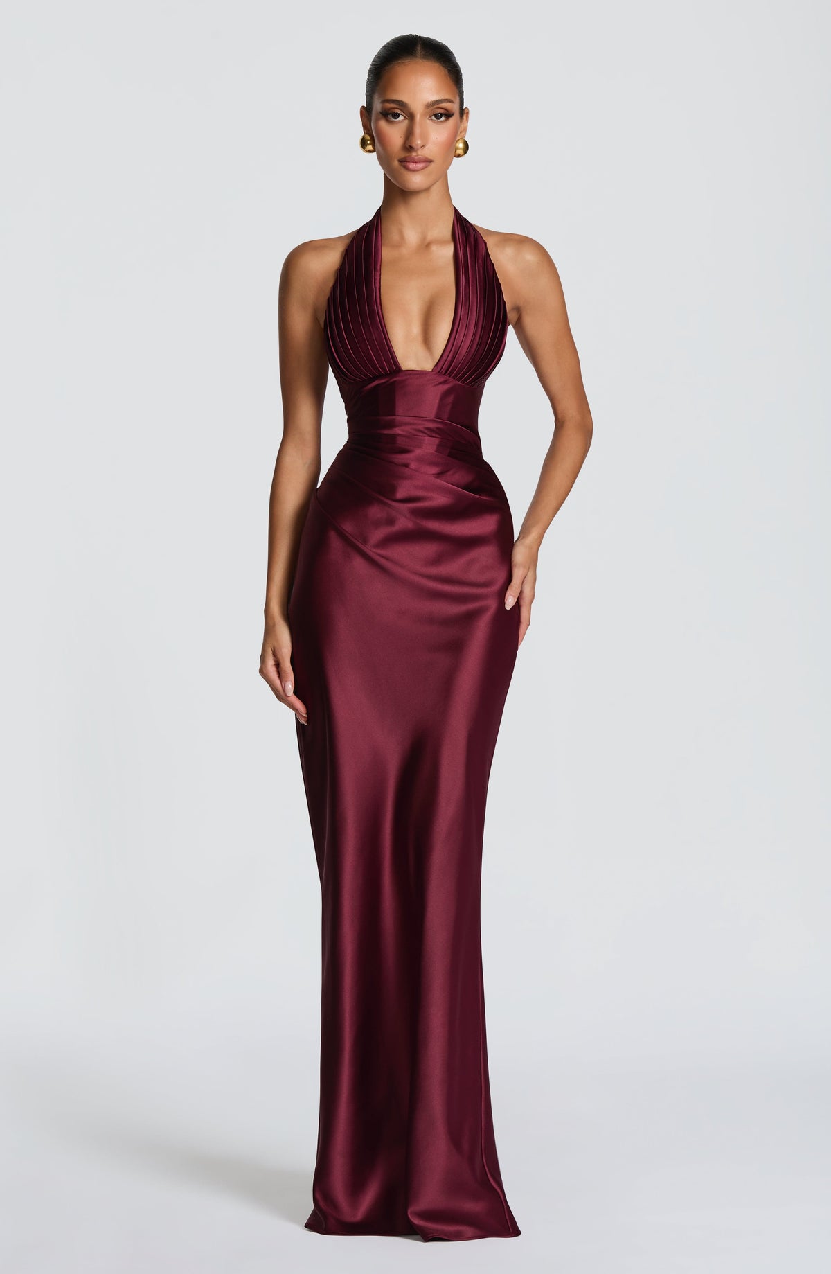 Elena™ cereza: vestido largo para una cena de gala, foto 5