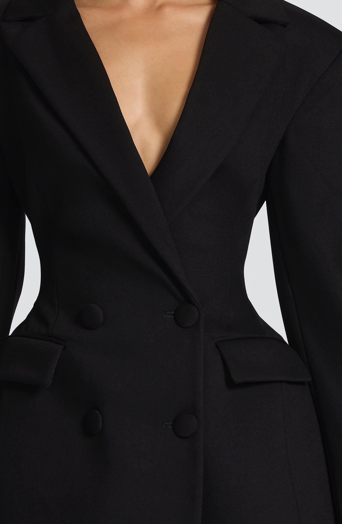 Vestido americana corto Elvira™ negro para Navidad, foto 15