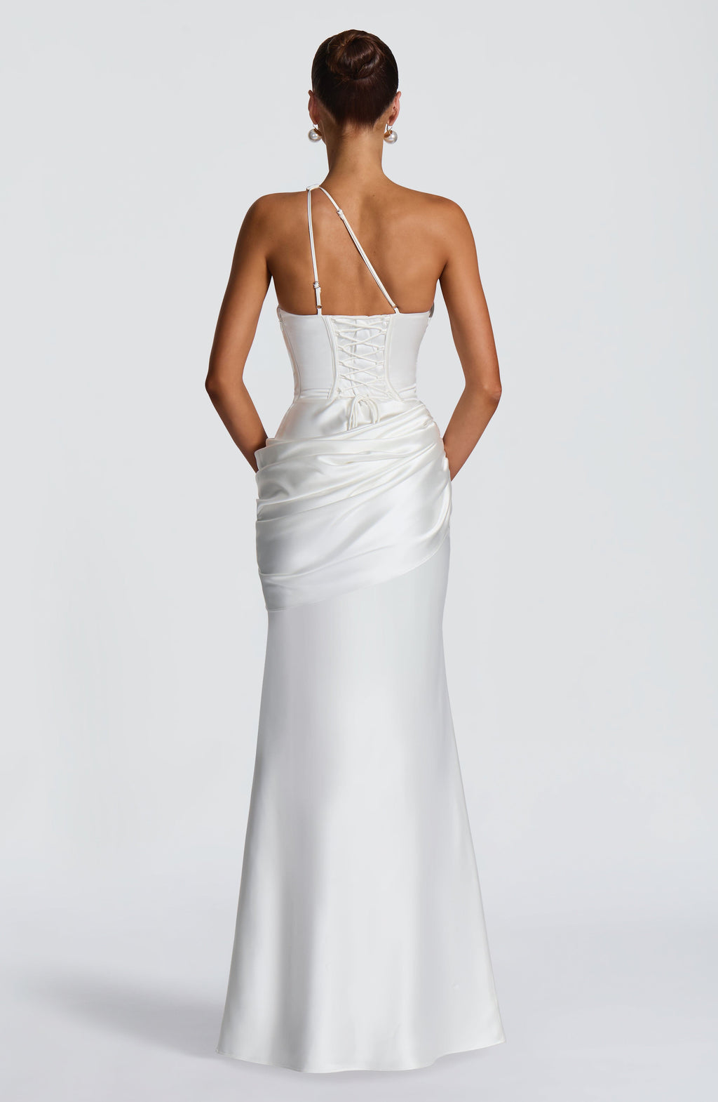 Elvira™ marfil: vestido largo para una graduación, foto 5