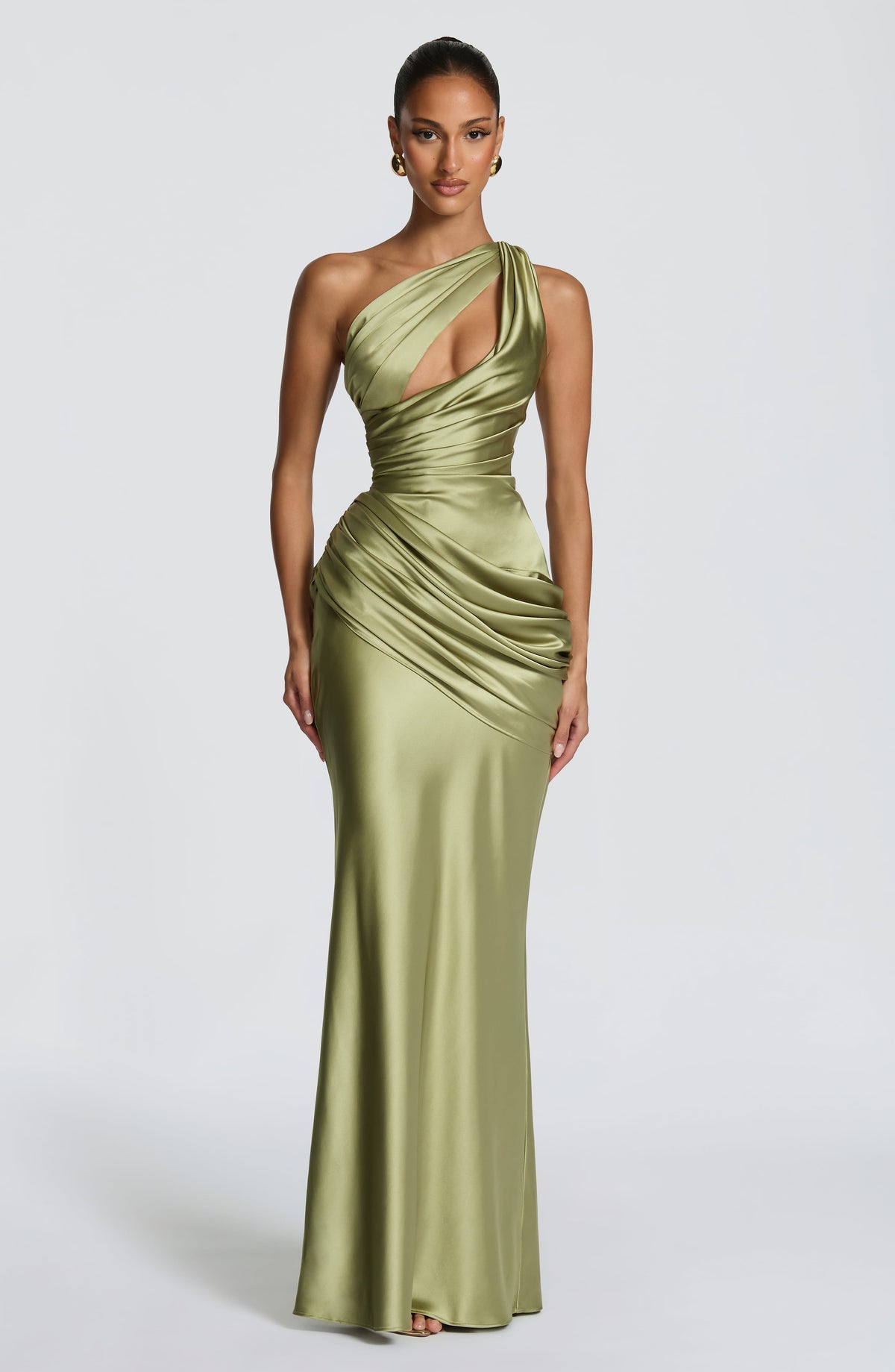 Look para una boda de noche: vestido Elvira™ en oliva claro, foto 6