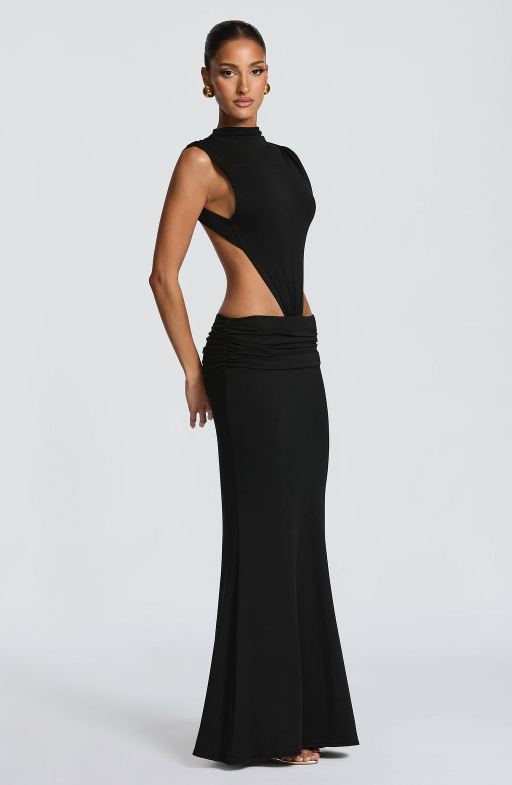Fernanda™ negro: vestido largo para una boda de noche, foto 5