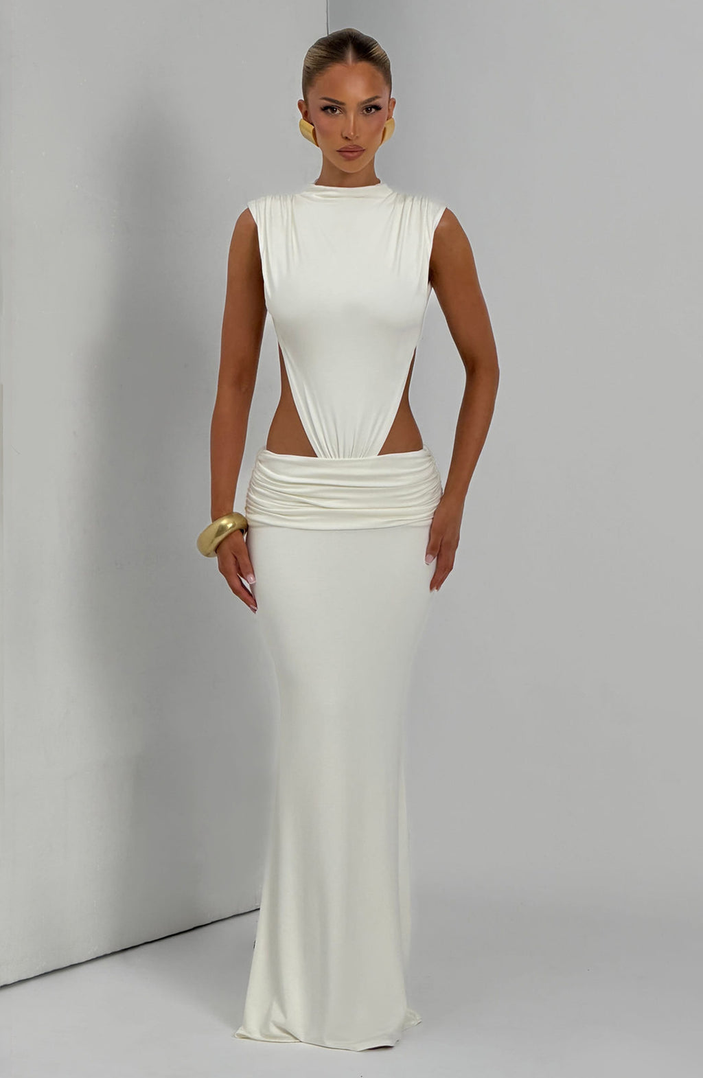 Fernanda™ marfil: vestido largo para una graduación, foto 5