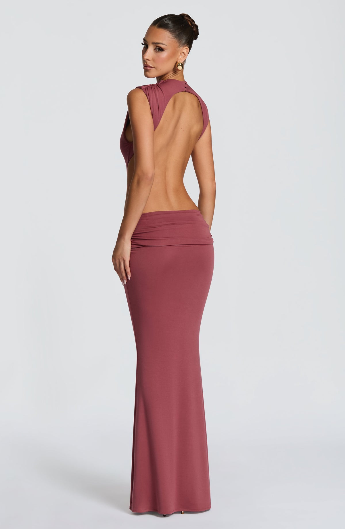 Fernanda™ rosa palo: vestido largo para una boda de tarde, foto 5