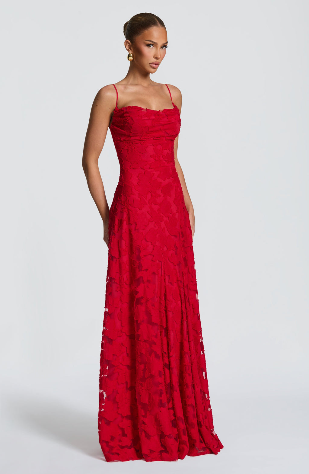 Matilda™ rojo: vestido largo para una boda de noche, foto 5
