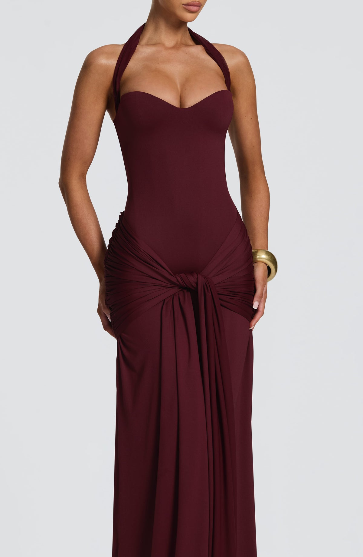 Gema™ cereza: vestido largo para una boda de noche, foto 5