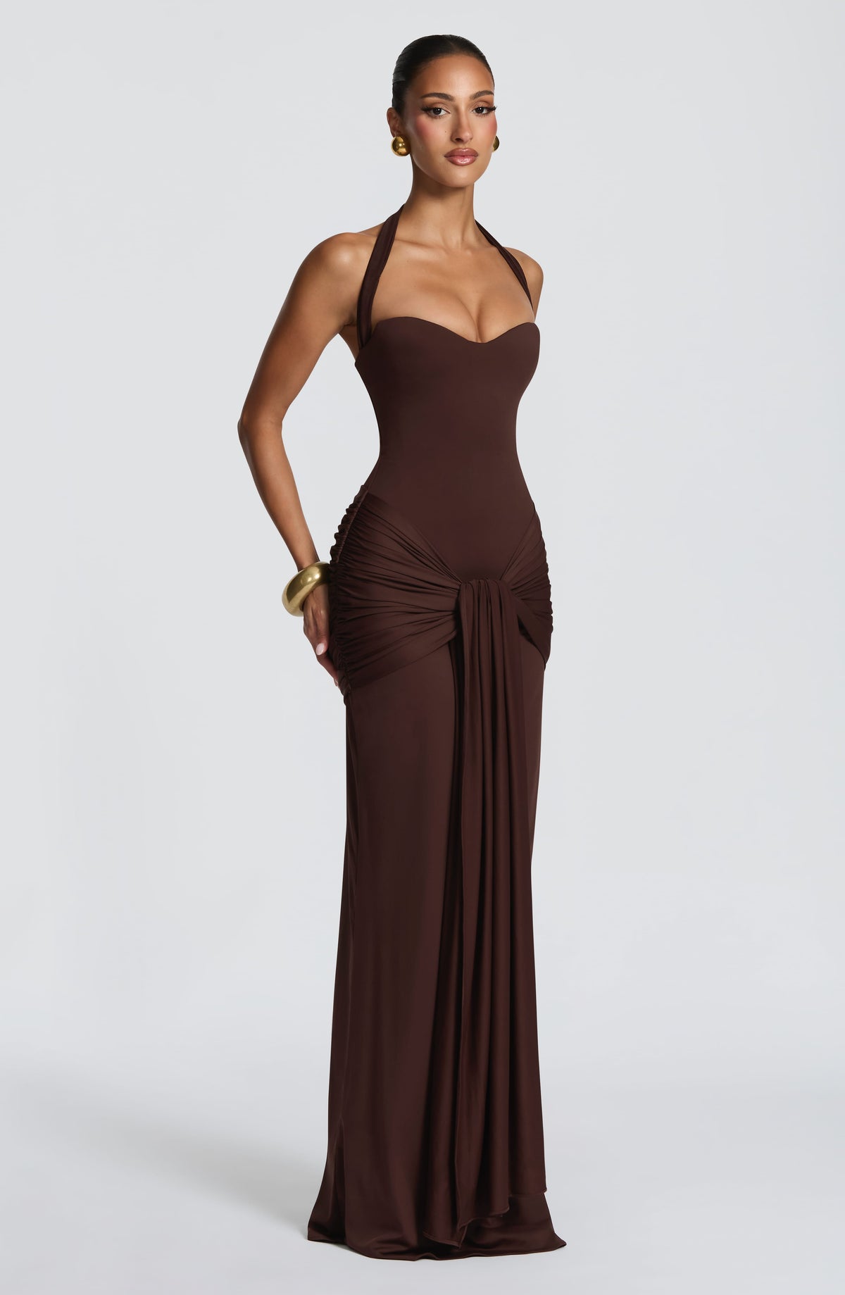 Gema™ ciruela: vestido largo para una boda de noche, foto 5